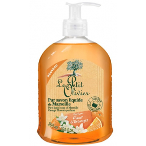 Le Petit Olivier Pomarančový kvet tekuté mydlo dávkovač 300 ml