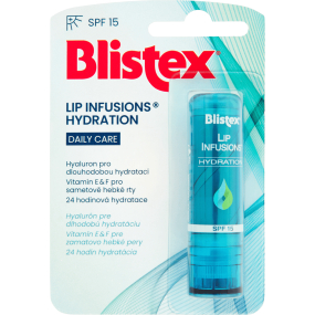 Blistex Infusions Hydration SPF15 hydratačný balzam na pery 3,7 g