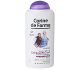 Corine de Farmu Frozen II 2v1 šampón na vlasy a sprchový gél pre deti 300 ml