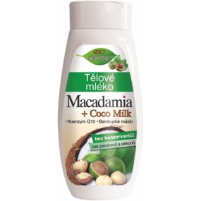 Bione Cosmetics Macadamia + Coco Milk telové mlieko pre všetky typy pokožky 400 ml