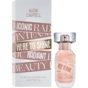 Naomi Campbell Here To Shine toaletná voda pre ženy 15 ml
