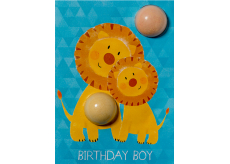 Bomb Cosmetics Birthday Boy Lion Šumivá karta s balistikou 2 x 15 g