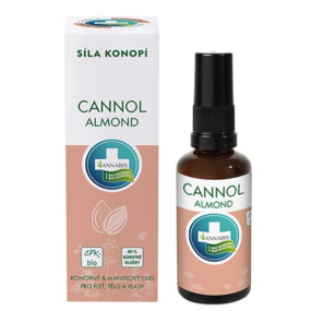 Annabis Cannol Almond BIO konopný a mandľový olej 50 ml