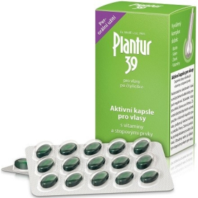 Plantur 39 Aktívne kapsule na vlasy pre ženy, doplnok stravy 60 kusov