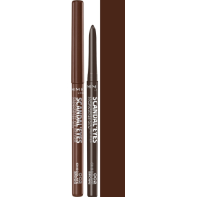 Rimmel London Scandal'Eyes Exagerate Eye Definer Ceruzka na oči 002 Chocolate Brown 0,35 g