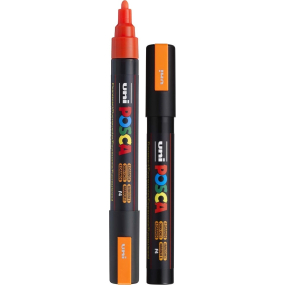 Posca Univerzálny akrylový popisovač 1,8 - 2,5 mm Fluo-oranžový PC-5M