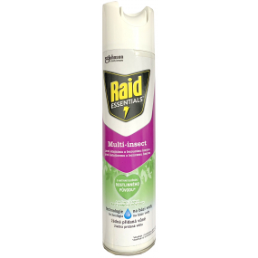 Raid Essentials Multi-insecticide proti lietajúcemu a lezúcemu hmyzu sprej 400 ml