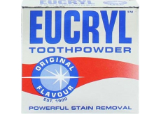 Eucryl Zubný prášok Originálny prášok na bielenie zubov 50 g