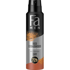 Fa Men Red Cedarwood Fine Fragrance Inspired 72h antiperspirant deodorant v spreji pre mužov 150 ml