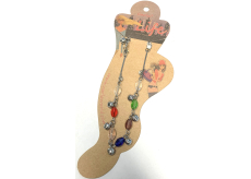 Albi Foot Jewellery Farebné korálky s rotačkami 1 kus