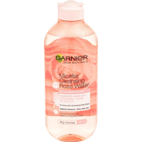 Garnier Skin Naturals Ružová micelárna voda Micelárna voda na matnú a citlivú pleť 400 ml