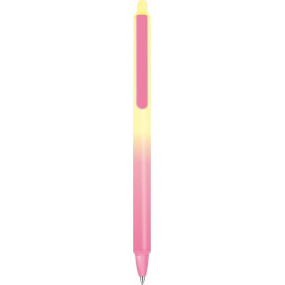 Colorino Gumovatelné pero Pastelová žlto-ružová, modrá náplň 0,5 mm
