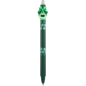 Colorino Gumovatelné pero Divoké zvieratá zelené, modrá náplň 0,5 mm