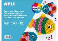 Apli Tissue papier Mix farieb 32 x 24 cm, vankúšik s 10 listami