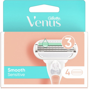 Gillette Venus Smooth Sensitive Náhradné hlavice 4 kusy pre ženy