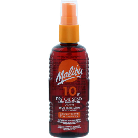 Malibu Dry Oil Spray SPF10 suchý olej na opalování 100 ml
