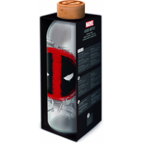 Epee Merch Marvel Deadpool sklenená fľaša s licencovaným motívom 1030 ml