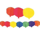 Balóny s girlandou farebné 400 x 20 cm