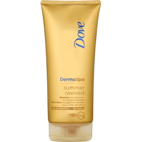 Dove Derma Spa Summer Revived samoopaľovacie tónované telové mlieko pre svetlú až stredne tmavú pokožku 200 ml