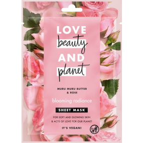 Love Beauty & Planet Murumur Maslová maska s ružou na rozjasnenie pleti 21 ml 1 ks