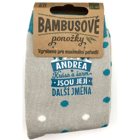 Albi Bambusové ponožky Andrea, veľkosť 37 - 42