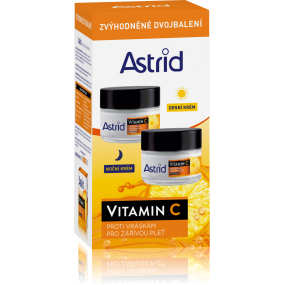 Astrid Vitamín C denný krém proti vráskam 50 ml + nočný krém proti vráskam 50 ml, duopack