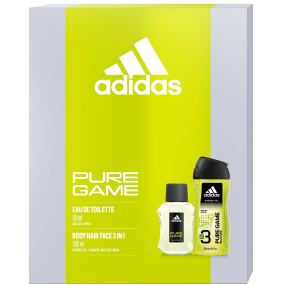 Adidas Pure Game toaletná voda 50 ml + sprchový gél 250 ml, darčeková sada pre mužov