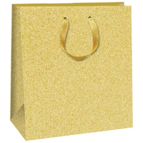 Ditipo Papierová darčeková taška 20 x 8 x 20 cm Zlatá