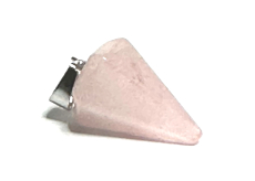Ružové kyvadlo prírodný kameň 2,2 cm, kameň lásky