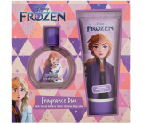 Disney Frozen Anna toaletná voda 50 ml + trblietavé telové mlieko 150 ml, darčeková sada pre deti