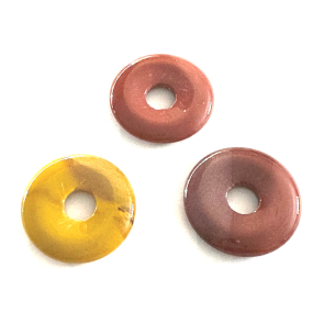 Mokait Donut prírodný kameň 30 mm, motivačný kameň, motivačný kameň