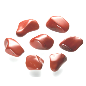 Jaspis červený Tromlovaný prírodný kameň 1 kus, 2 - 2,5 cm, plná starostlivosť o kameň