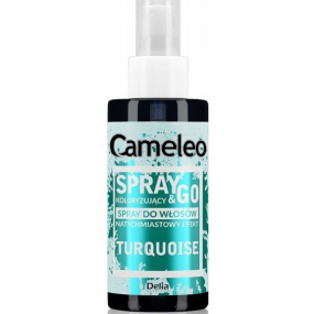 Delia Cosmetics Cameleo Spray & Go tónovacia pasta na vlasy Tyrkysová 150 ml
