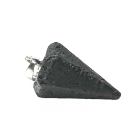 Lávové kyvadlo prírodný kameň na veštenie, veštenie 2,2 cm, zrodené zo štyroch živlov