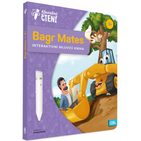 Albi Kúzelné čítanie interaktívna kniha Bagr Mates, vek 3+