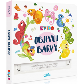Albi Kvído Objavte farby interaktívna vzdelávacia kniha, odporúčaný vek 3+