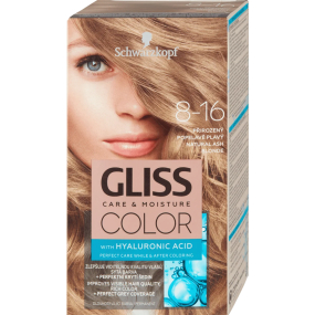 Schwarzkopf Gliss Color farba na vlasy 8-16 Natural ashy fawn 2 x 60 ml