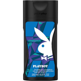 Playboy Generation for Him 2v1 šampón a sprchový gél pre mužov 250 ml