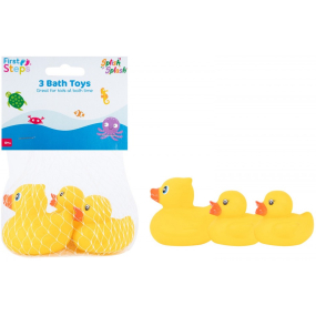 Hračka do kúpeľa First Steps Bath Animal Duck 3 kusy