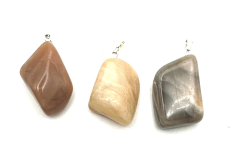 Mesačný kameň Troml prívesok prírodný kameň, 2,2 - 3 cm, 1 kus, kameň osudu