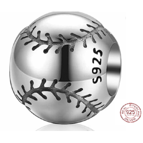 Prívesok Striebro 925 I Love Baseball Texas Rangers lopta, korálek na náramku šport