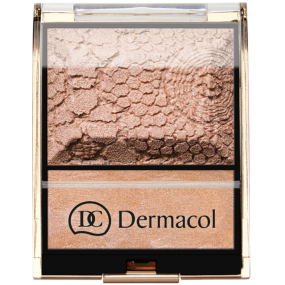 Dermacol Highlighter Palette Rozjasňujúca bronzerová paleta 9 g