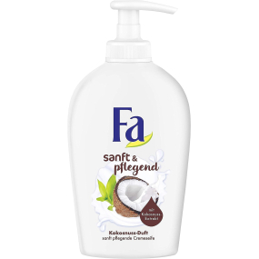 Fa Soft & Caring Kokosové tekuté mydlo s dávkovačom 250 ml