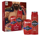 Old Spice Captain dezodorant 50 ml + sprchový gél 3v1 na tvár, telo a vlasy 250 ml, kozmetická sada pre mužov