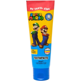 Zubná pasta pre deti s príchuťou žuvačky Super Mario 75 ml