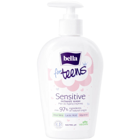 Bella For Teens Sensitive intímna umývacia emulzia pre dievčatá 300 ml pumpička