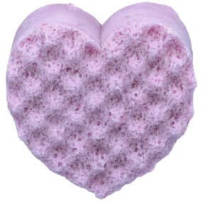 Bomb Cosmetics Lavender Haze - Levanduľová prírodná sprchová masážna hubka do kúpeľa s vôňou 180 g