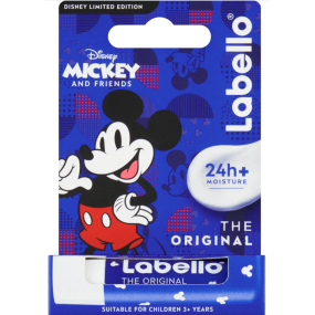 Labello The Original Mickey Disney balzam na pery pre deti 4,8 g, vek 3+