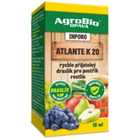 Agrobio Inporo Atlante K 20 rýchlo prijateľný draslík na postrek rastlín 10 ml