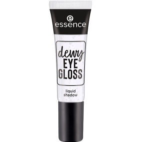 Essence Dewy Eye Gloss Tekuté očné tiene 01 Crystal Clear 8 ml